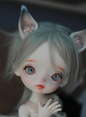 DollZone 米优狐狸小耳朵小羊角6分娃通用配件BJD娃娃DZ官方正版