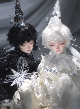 DollZone4分双子极昼&极夜无面妆全套裸娃BJD娃娃单头DZ官方原创