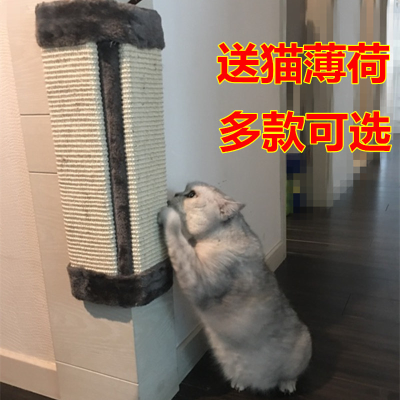 剑麻猫抓板贴墙猫玩具立式防猫抓沙发保护护墙角猫爬架磨爪器大号在类目 宠物/宠物食品及用品, 猫/狗玩具, 猫抓板中 - 来自Buy2taobao.com提供专业的淘宝代购服务