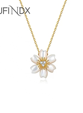 OF气质白色轻奢时尚百搭复古清新甜美简约优雅项链~5179【新年】