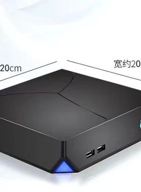 DX-D3黑色白色itx机箱板载CPU机箱J1900/j4125工控壁挂机箱半高