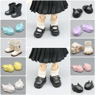 ob11娃鞋猫爪鞋皮鞋运动鞋gsc素体ufdoll12分bjd娃娃可穿鞋子拖鞋