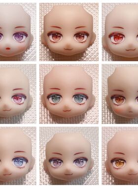 gsc水贴脸现货 ob11 gsc脸 成品脸 猫猫眼diy可爱 前脸