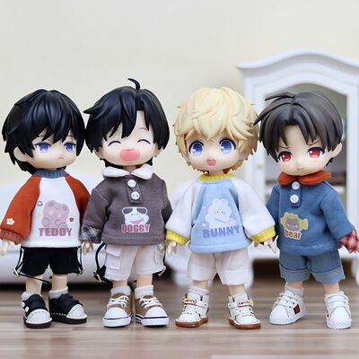 长袖衣服素体小卫衣娃衣
