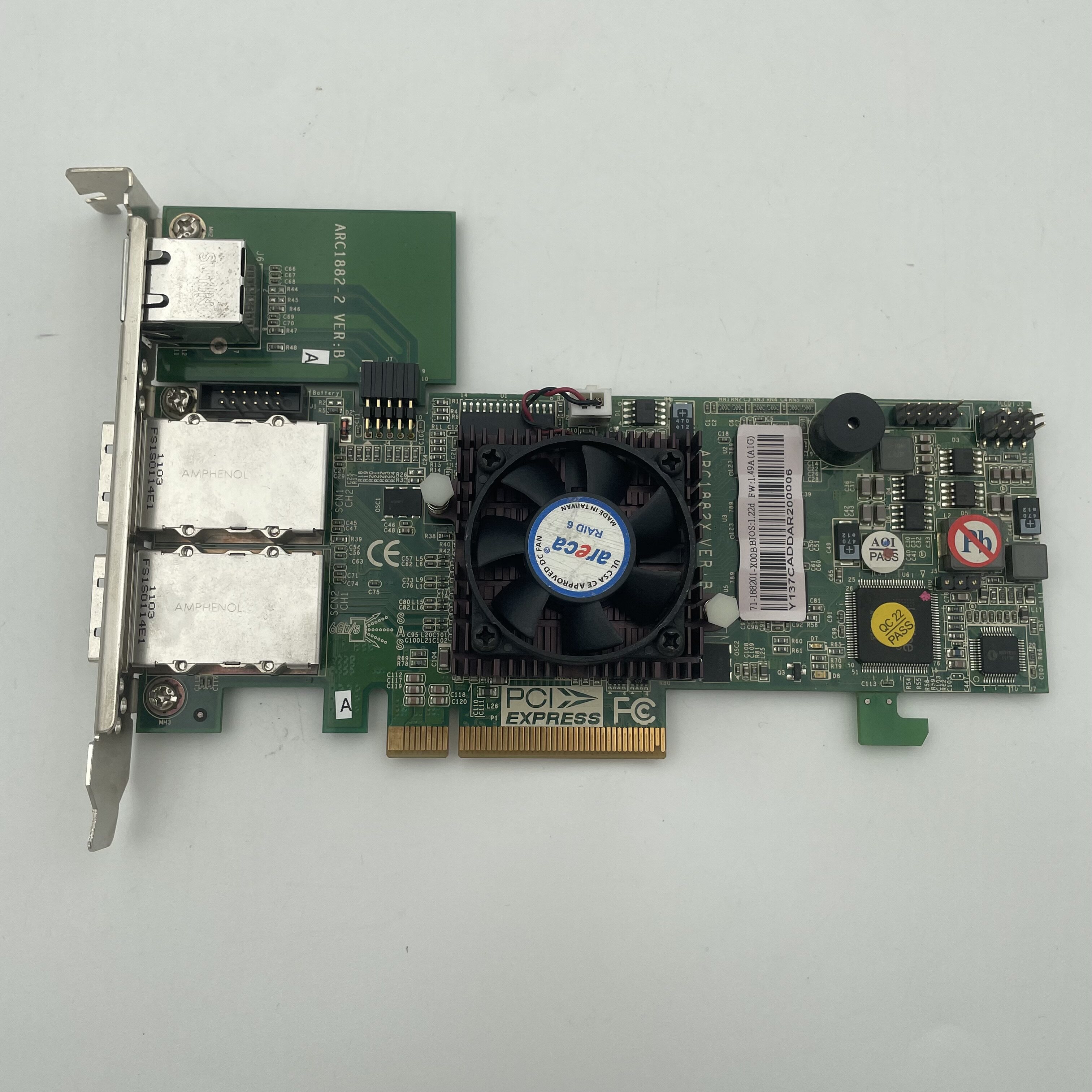 ARC-1882x扩展卡 Areca pci-e阵列卡