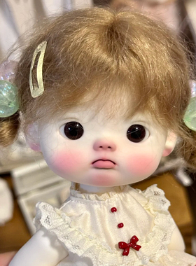 bjd娃娃6分bjd正版娃娃6分小头点妹全套bjd素体sd娃bjd人偶呆萌新