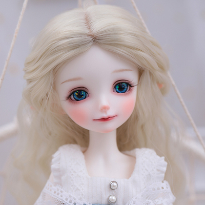bjd娃娃团子6分正版衣服假发套装