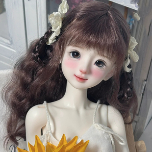 bjd娃娃bjd四分bjd正版娃娃4分女娃黛儿bjd素体bjd人偶sd娃娃礼物