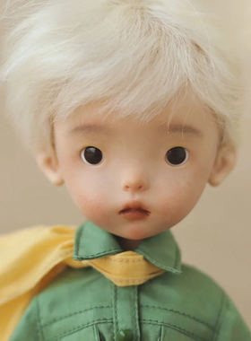 bjd娃娃bjd6分特体蓝豆豆呆萌小布sd娃娃bjd素体树脂裸娃化妆礼物