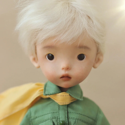 bjd娃娃bjd6分特体蓝豆豆呆萌小布sd娃娃bjd素体树脂裸娃化妆礼物