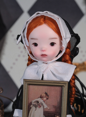 bjd娃娃正版6分蓝豆豆修女风格全套女娃特体bjd素体sd人偶娃娃