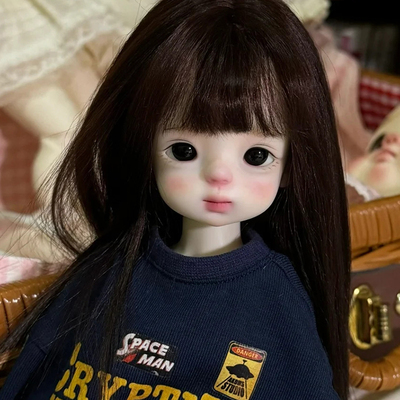 bjd娃娃bjd6分微笑soo精致可爱萌娃女孩高级关节可动玩偶公主现货