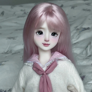 bjd娃娃bjd四分bjd正版娃娃4分女娃黛儿bjd素体bjd人偶sd娃娃礼物