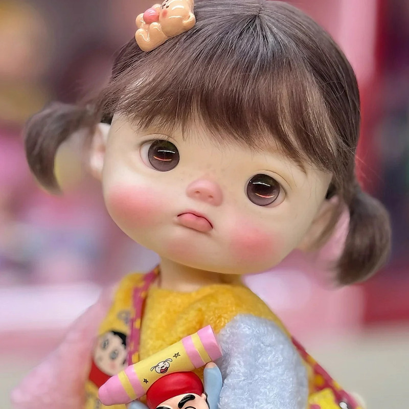 bjd娃娃bjd正版娃娃小6分大头点妹 大头萌娃bjd素体bjd人偶娃娃