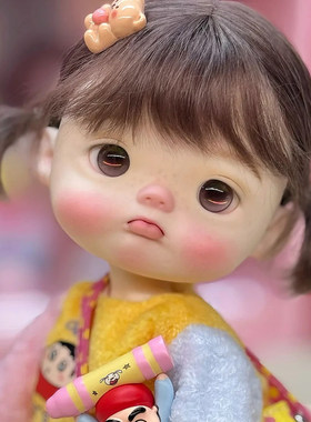 bjd娃娃bjd正版娃娃小6分大头点妹 大头萌娃bjd素体bjd人偶娃娃