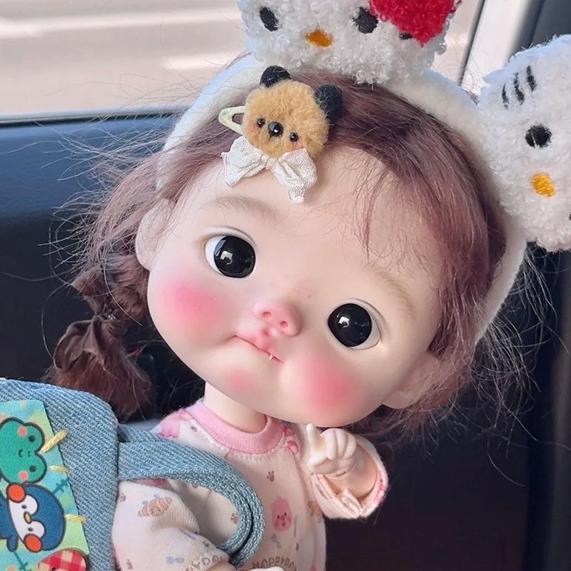 bjd6分娃娃bjd正版娃娃小6分大头点点娃娃bjd素体娃娃bjd娃娃新品