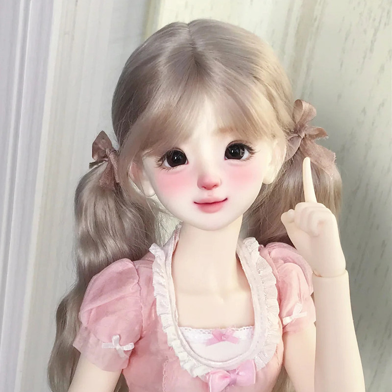 bjd娃娃bjd四分bjd正版娃娃4分女娃黛儿bjd素体bjd人偶sd娃娃礼物