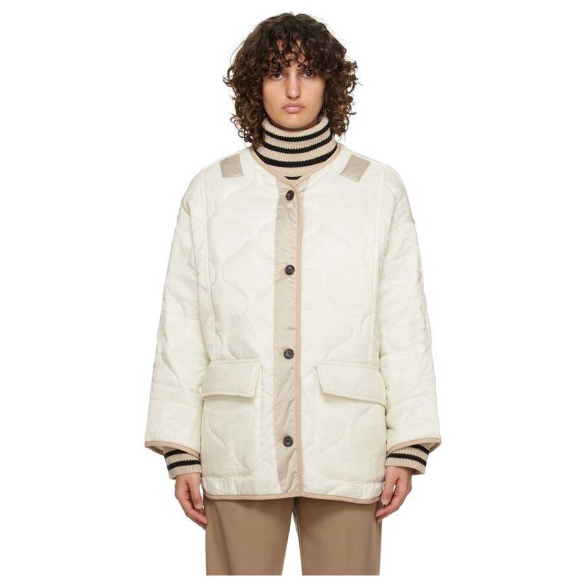 the frankie shop 白色 teddy 大衣女