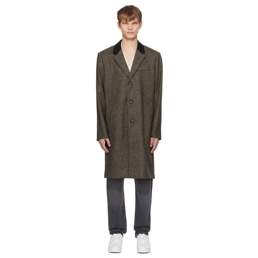 rag  bone 瑞格布恩 棕色 elias 大衣男