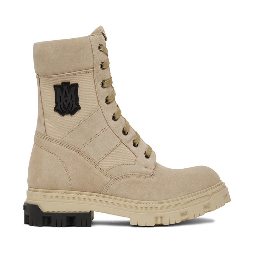 amiri 黄褐色 military combat 中筒靴男