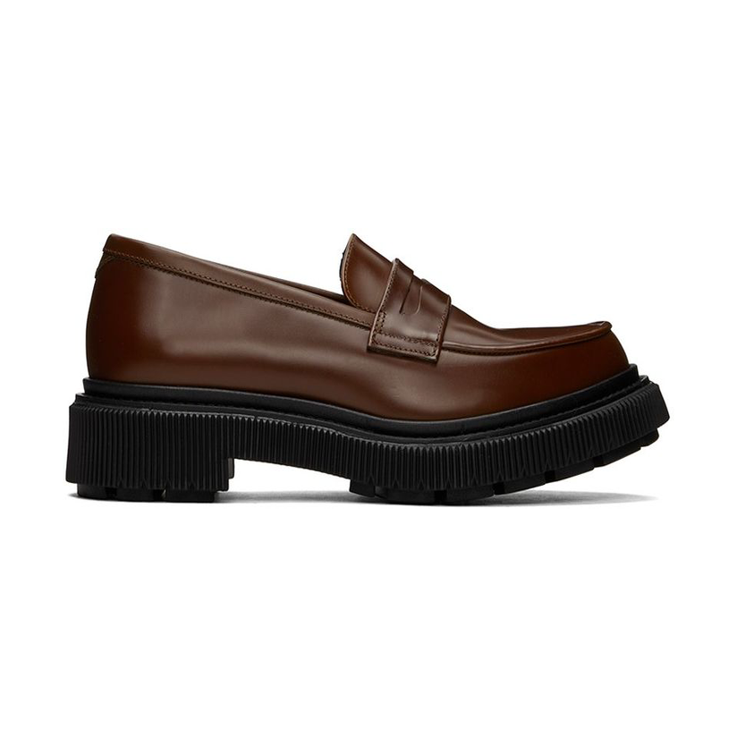 adieu paris 棕色 type 159 乐福鞋便鞋男