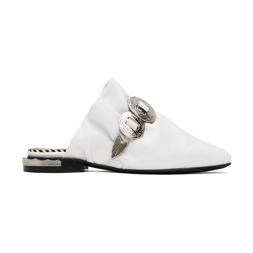 toga  发售白色穆勒鞋女