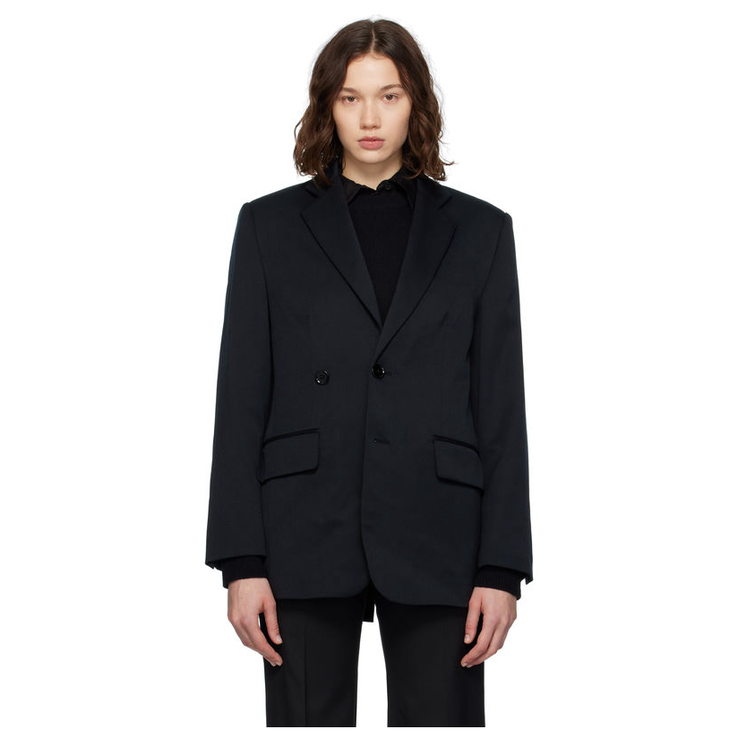 Mm6 Maison Margiela 黑色 Tailoring Wool 西装外套女休闲运动