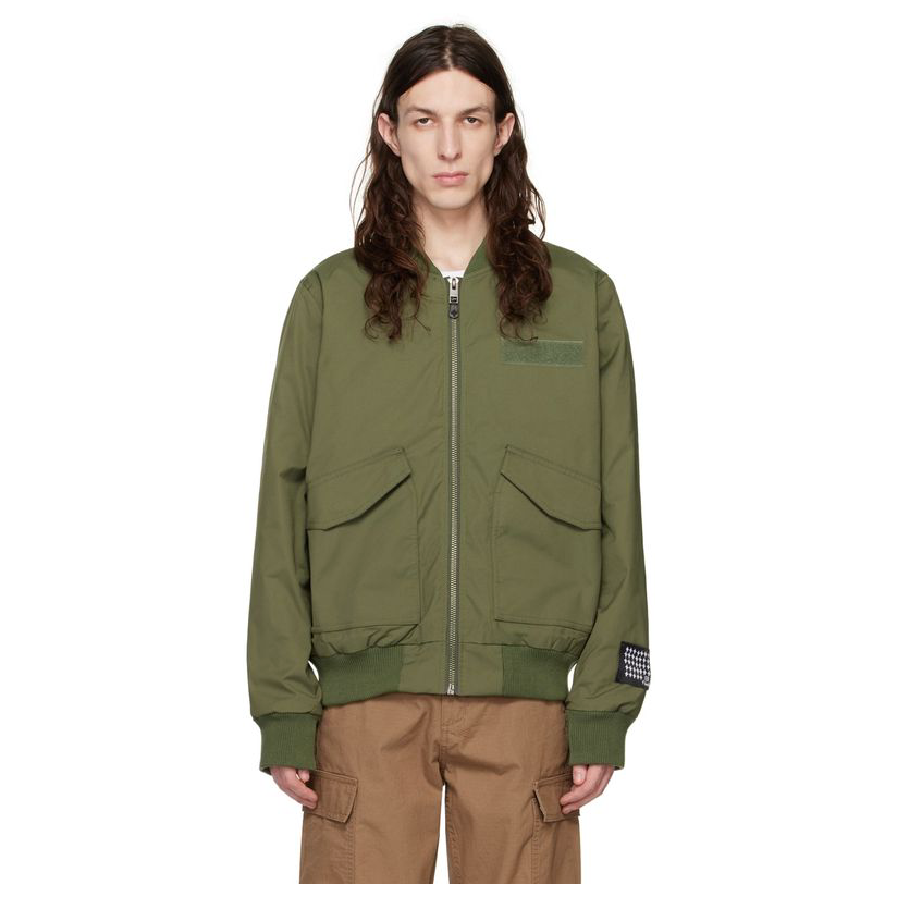 ksubi  发售绿色 royalty 飞行员夹克短外套男