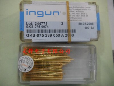 厂家直销 英钢INGUN探针GKS-075 289 050A2800 三爪头型