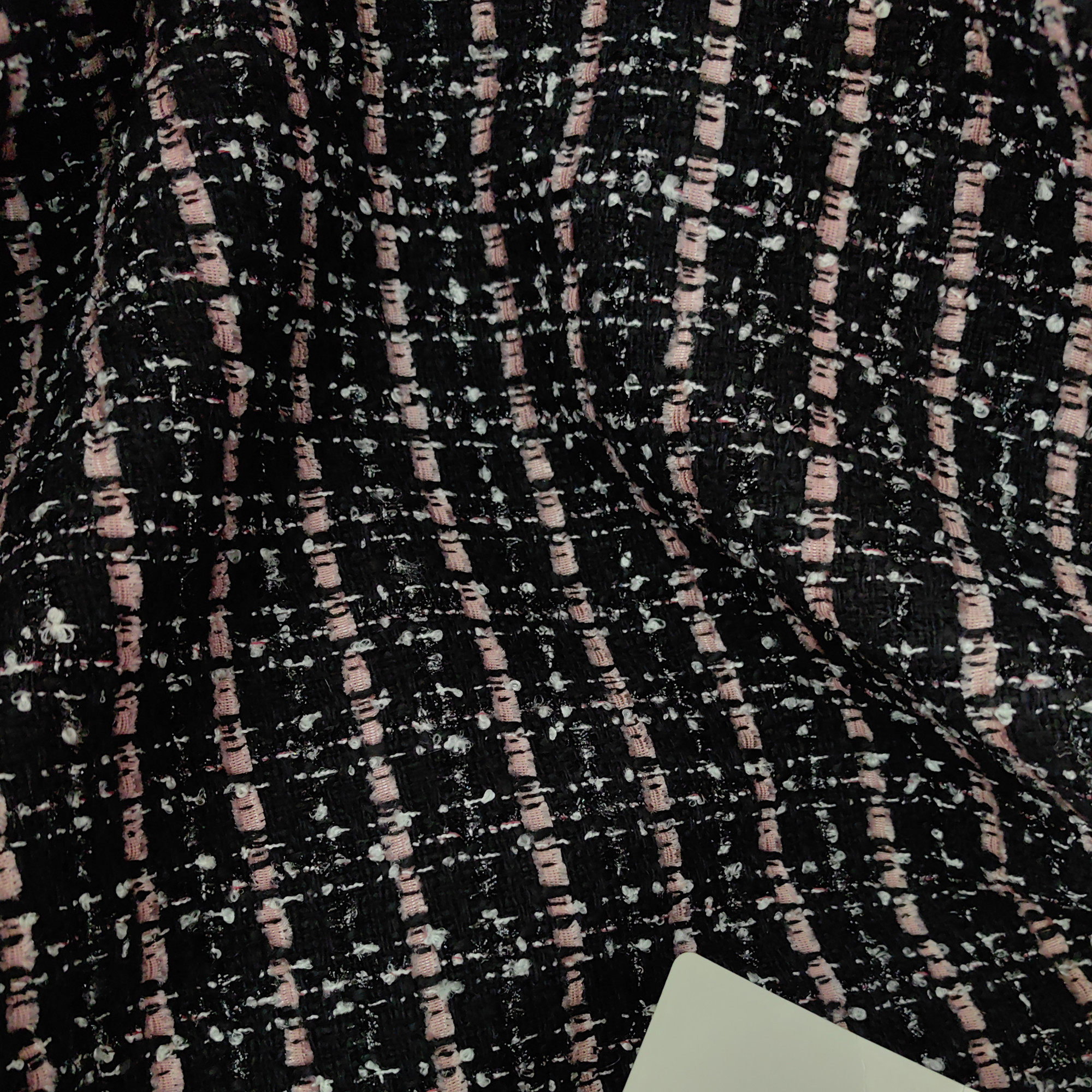 重磅小香风粗花呢面料 套装布料