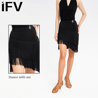 IFV拉丁舞裙加密流苏动感