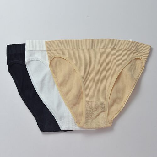 【3条】高腰高叉，三角内裤女无缝黑白肤色舞蹈HIGH LEG PANTIES
