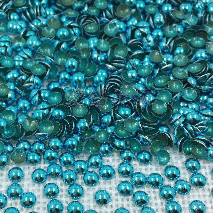 天蓝韩国半圆片/进口半圆铝片美甲半圆珠 DIY服饰烫钻 半圆烫片,饰品/流行首饰/时尚饰品新,其他DIY饰品配件,淘宝优惠券,粉丝福利购,淘宝优惠卷