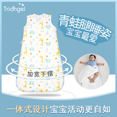 德国外贸原单婴儿背心一体式 剪吊牌 睡袋宝宝中大童防踢被春秋冬季