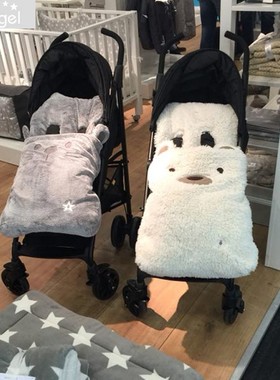 出口德国外贸订单婴儿车睡袋秋冬季外出保暖挡风宝宝推车通用换标