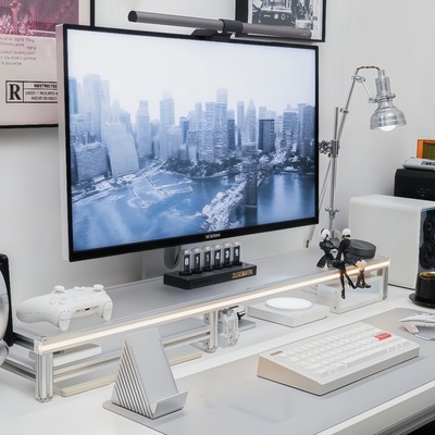 模块化铝型材亚克力显示器增高架