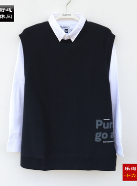 包邮 L 班尼路新款秋季男马甲套头衫针织马夹宽松百搭8822103M007