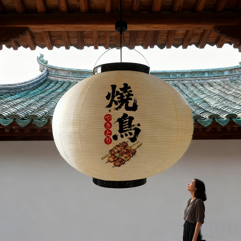 日式户外防水灯笼定制超特大型号居酒屋寿司酒场门头招牌广告灯笼