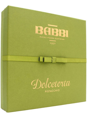 意大利代购零食礼品 Babbi牛奶巧克力开心果威化夹心饼干礼盒250g
