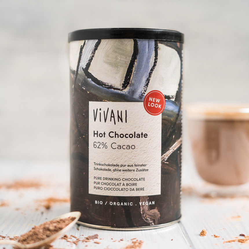 德国进口vivani薇梵妮 62%可可 特浓奶油热巧克力早餐热可可 280g