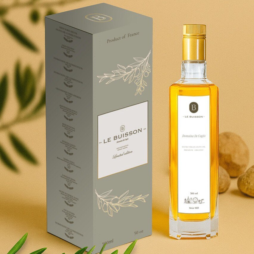 法国Le Buisson特级初榨橄榄油 高酚普罗旺斯特产限量礼盒装500ml