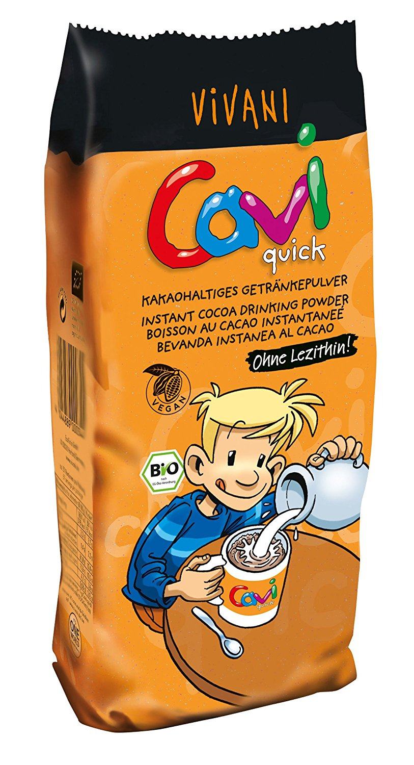 德国进口Vivani Cavi quick 热巧克力 速溶热可可粉 素食饮品400g