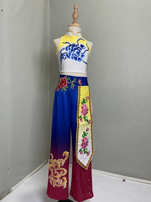 女子俏花旦独舞儿童俏丽影舞蹈服戏曲小小花旦小红娘云川之舞高定