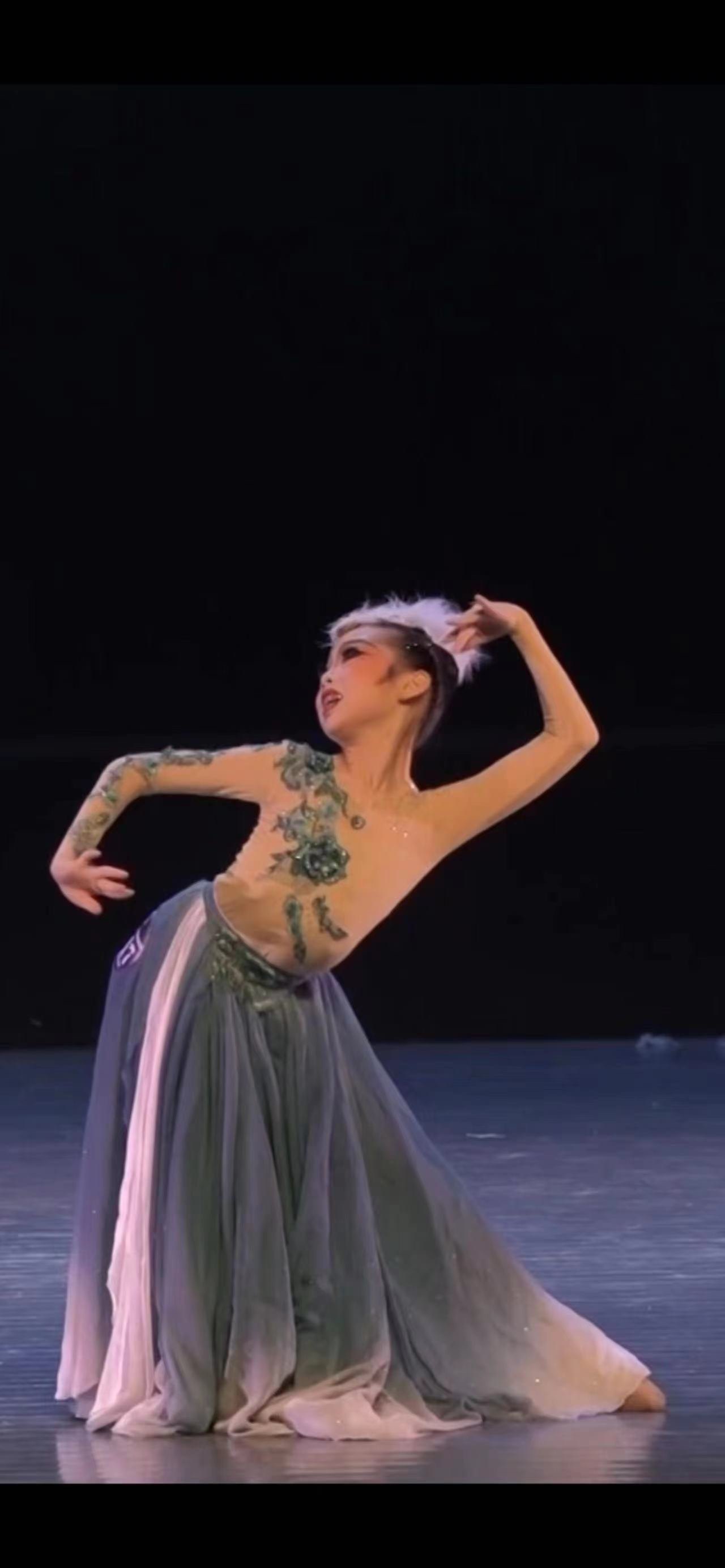 少儿小舞蹈家独舞若鲲若鹏舞蹈民族舞剧目表演服舞蹈服定制大摆