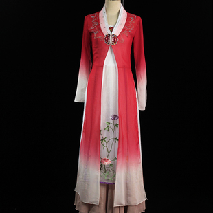 成人女子古典舞向卓楠湘云飞舞蹈演出服装艺考定制表演服