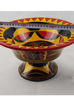四川西昌凉山特产彝族肉盘漆器