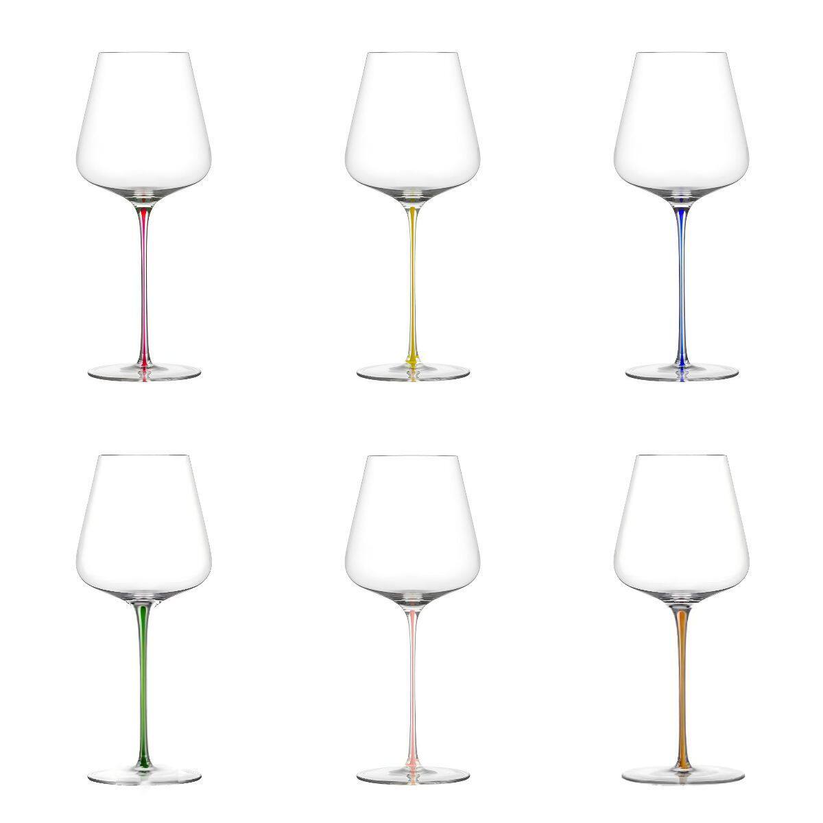 top quality高颜值杯子精品zalto红酒杯彩杆高级感杯子轻奢zalto