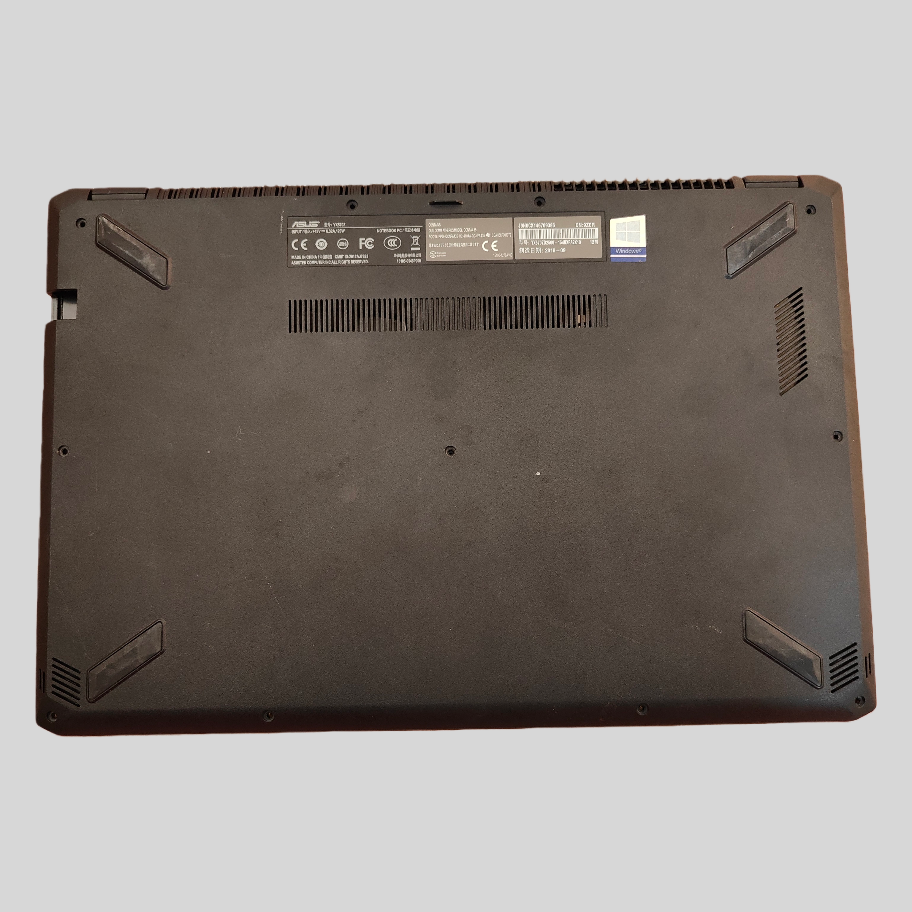 华硕YX570Z外壳ABCD壳键盘屏轴