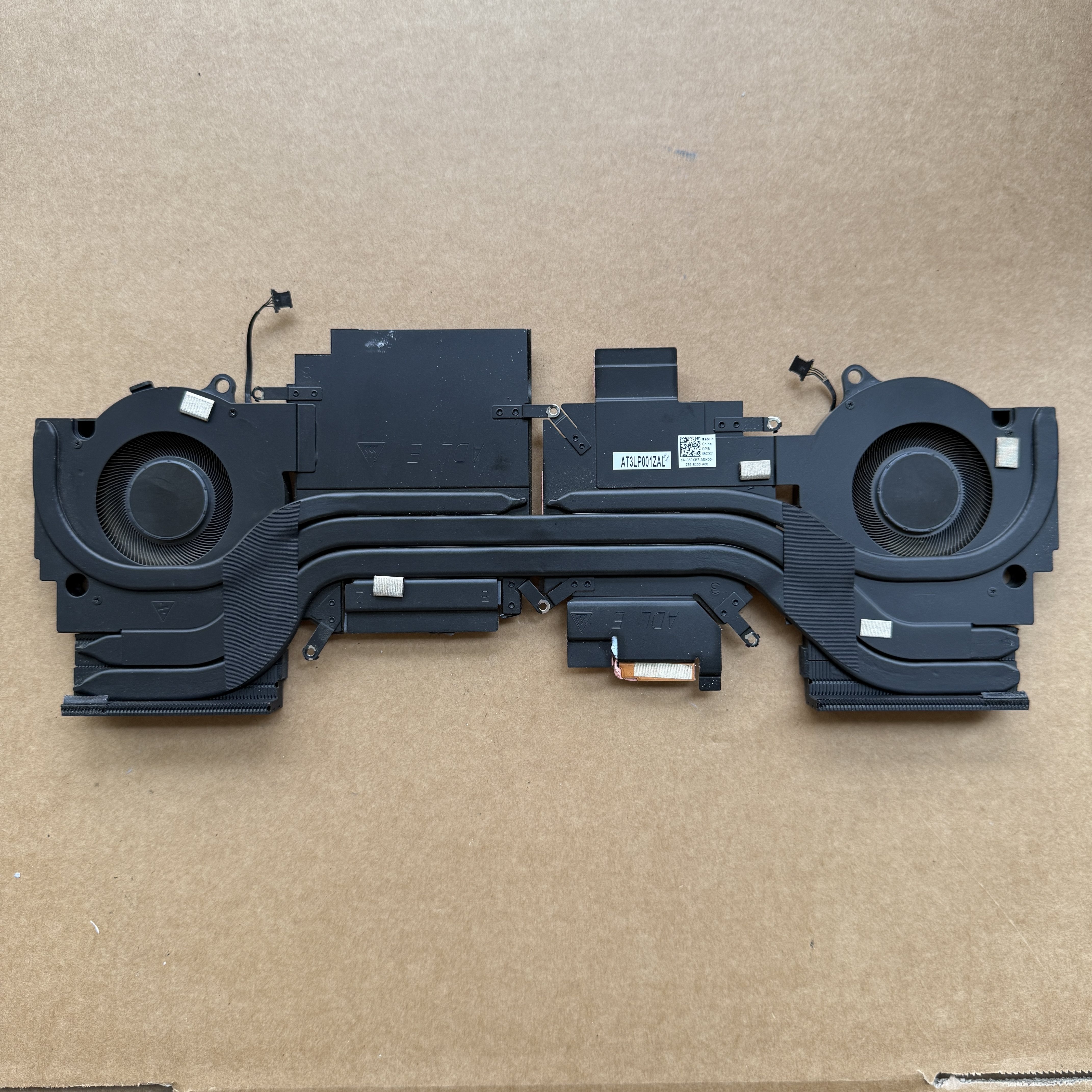 Dell/戴尔 游匣 G15 5520 散热器 风扇 铜管 散热模组 原装现货