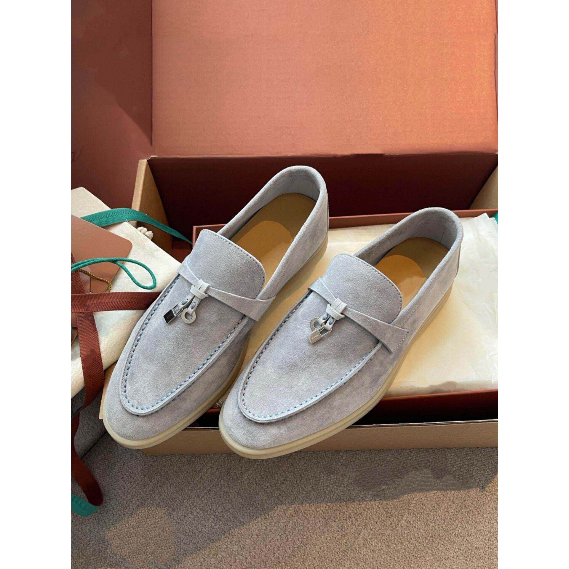 顶板！新款lp乐福鞋女超软休闲老钱风英伦流苏扣单鞋一脚蹬平底鞋